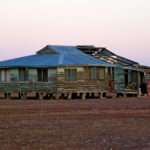 Beaten up building in Australian Outback