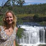 Me in front of a waterfall in Australia