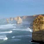 Misty early morning shot of Twelve Apostles