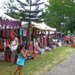 Tents in Nimbin Market