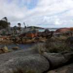 Orange striped rocks